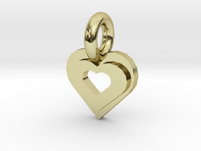 heart in 18K Gold Plated
