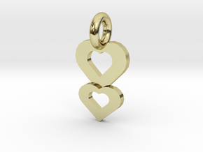 hearts in 18K Gold Plated