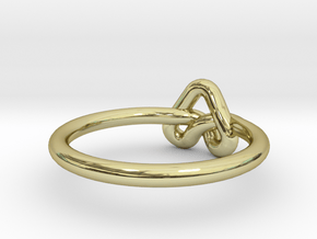 Love Knot-sz18 in 18K Gold Plated