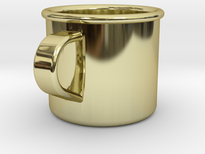 1/6 Scale WWII British Drinking Cup (1) in 18K Gold Plated