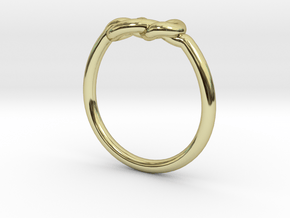 Infinity Knot-sz18 in 18K Gold Plated