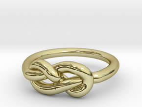 Infinity Knot-sz15 in 18K Gold Plated
