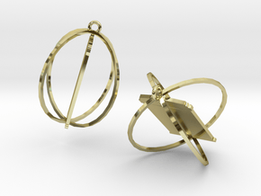 Tardis Earrings in 18K Gold Plated