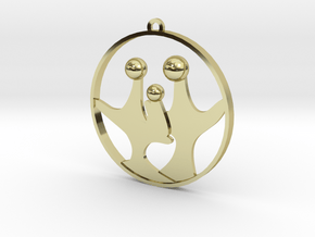 Family O Three in 18K Gold Plated