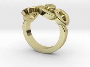 Olympic Ring-sz15 in 18K Gold Plated