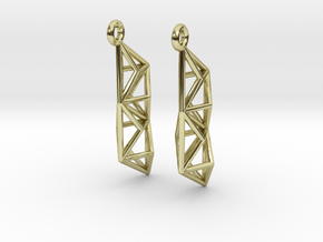 Earrings Construct in 18K Gold Plated