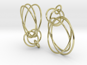 Earrings Loops Smaller - 2 Pcs in 18K Gold Plated