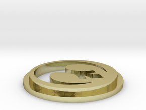 Rebel Pommel Insert in 18K Gold Plated