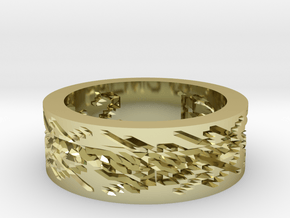 by kelecrea, engraved: PALMS 62:2 in 18K Gold Plated