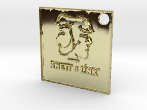 Rhett and Link Tag in 18K Gold Plated