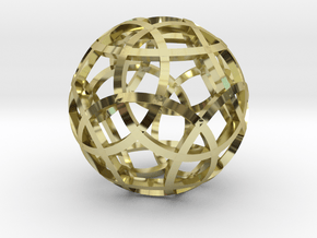 Stripsphere Pendant in 18K Gold Plated