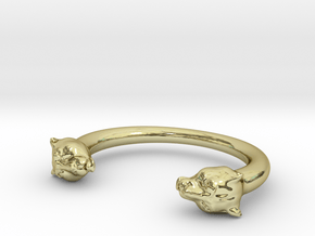 bracelet black panther in 18K Gold Plated
