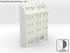 Stadthaus Halbrelief 1 - 1:220 (Z scale) in White Natural Versatile Plastic