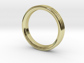 Stacked Ring - US Size 7 in 18K Gold Plated
