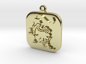 Keychain zodiac Lion (single color) in 18K Gold Plated