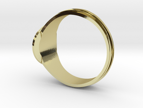 Christian Navigator Ring 3 in 18K Gold Plated