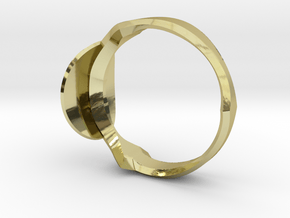 Christian Navigator Ring in 18K Gold Plated