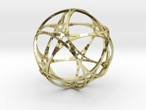 Pentragram Dodecahedron 1 (narrowest) in 18K Gold Plated