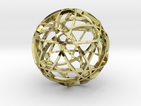 Pentagram Dodecahedron 2 (narrow) in 18K Gold Plated