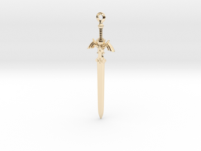 Master Sword Pendant in 14k Gold Plated Brass