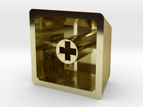 Marijuana Leaf Keycap (R4, 1x1) in 18K Gold Plated
