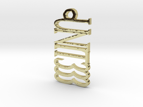 Unit 333 Pendant in 18K Gold Plated