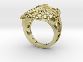 Mech Scorpion Ring Size 13 in 18K Gold Plated