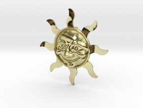  Smiling Sun pendant in 18K Gold Plated