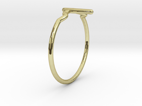 Heartbeat Ring in 18K Gold Plated