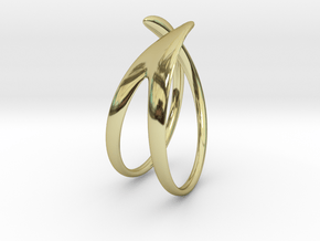 Petite infinity loop in 18K Gold Plated