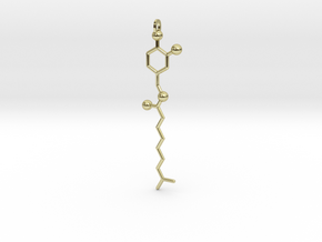Red Hot Chili Pepper Molecule in 18K Gold Plated