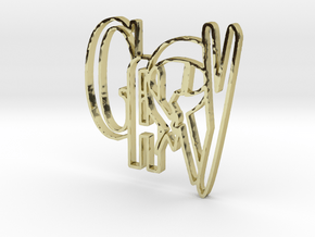 GARY (4cm) in 18K Gold Plated