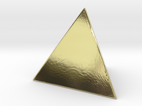 Tetrahedron in 18K Gold Plated