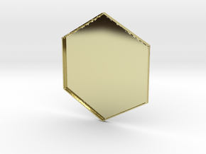 Hex Holder Lid in 18K Gold Plated