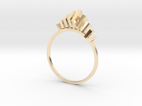 IX²  in 14k Gold Plated Brass