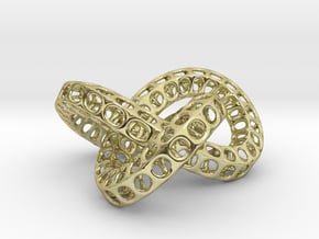 Triple Torus Knot in 18K Gold Plated