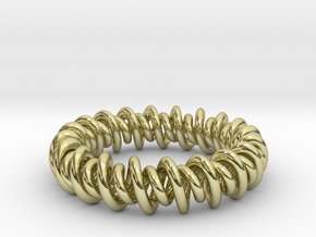 GW3Dfeatures Bracelet A  in 18K Gold Plated
