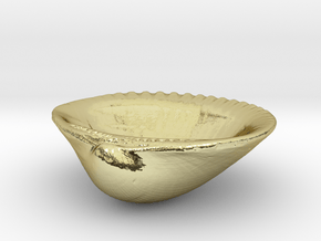 Palm Beach Sea Shell - 3 Inch Jewelry Dish in 18K Gold Plated