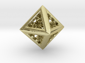 Triangle Fractal  DL3 in 18K Gold Plated
