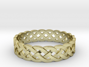 Rohkea Bold Celtic Knot Size 11 in 18K Gold Plated