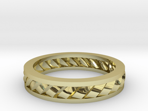 GBW2 Lds Wedding Band in 18K Gold Plated