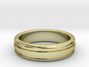 Man's Wedding Band M-004 in 18K Gold Plated