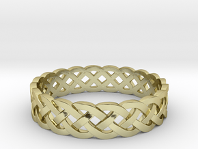 Rohkea Bold Celtic Knot Size 9 in 18K Gold Plated