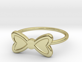 Midi Bow Ring, subtle and chic by titbit in 18K Gold Plated