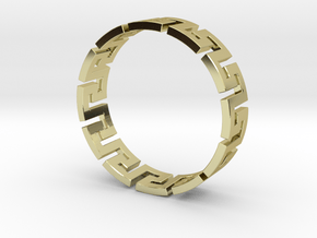Meander Ring X12 in 18K Gold Plated