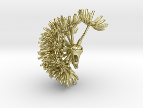 Wild wind Dandelion / part 01 - pendant  in 18K Gold Plated
