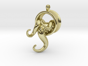 Tentacle Pendant in 18K Gold Plated