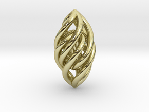 Spiral Pendant in 18K Gold Plated
