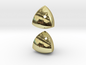 Jumbo (4cm) Meissner Solids in 18K Gold Plated