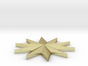 Coin_Star_Seperate in 18K Gold Plated